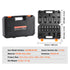 360 Degree Swivel Impact Sockets Set 14pcs 6-Point 3/8in Drive Socket Set