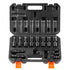 VEVOR 360 Degree Swivel Impact Sockets Set 14pcs 6-Point 3/8in Drive Socket Set