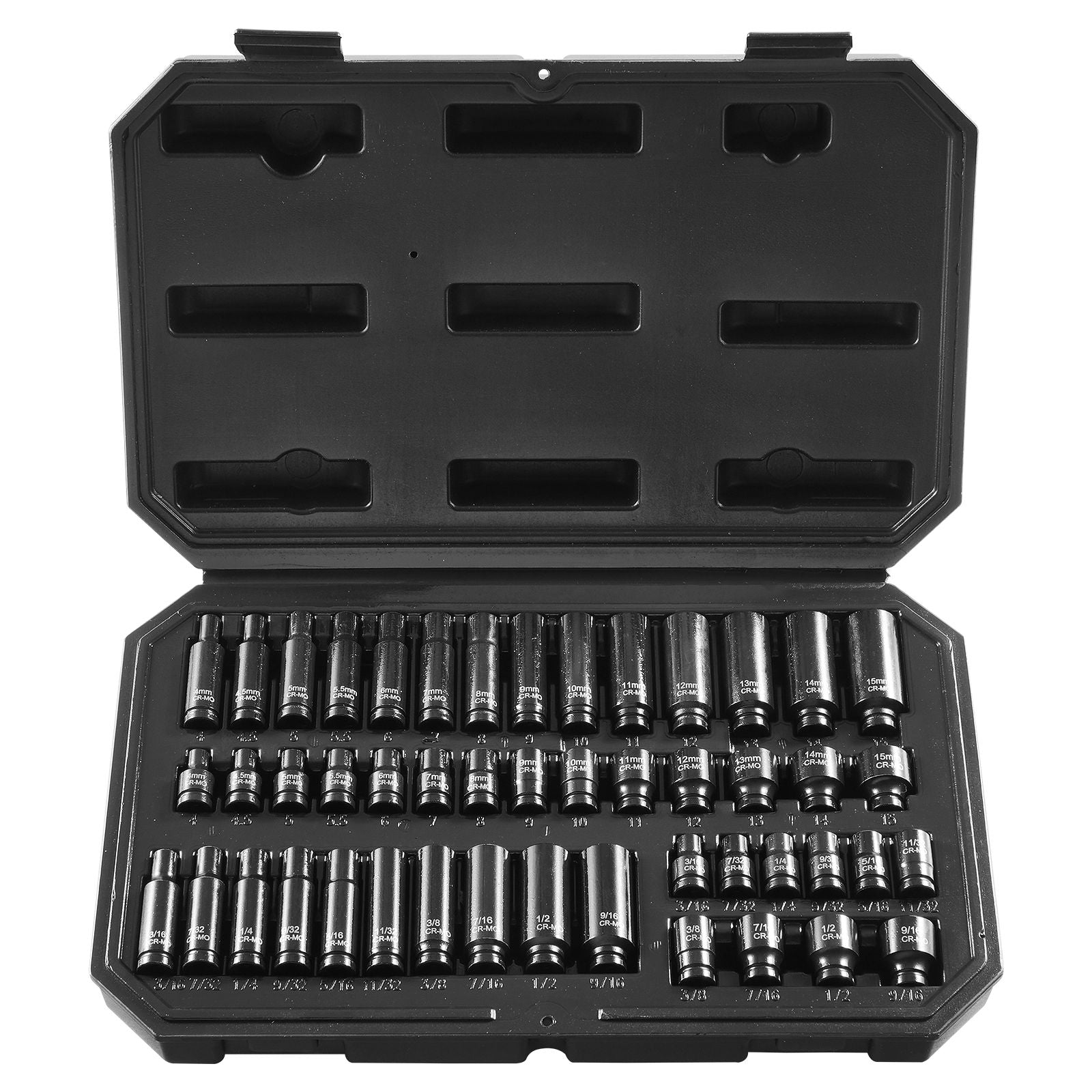 Impact Sockets Set 48pcs 6-Point 1/4