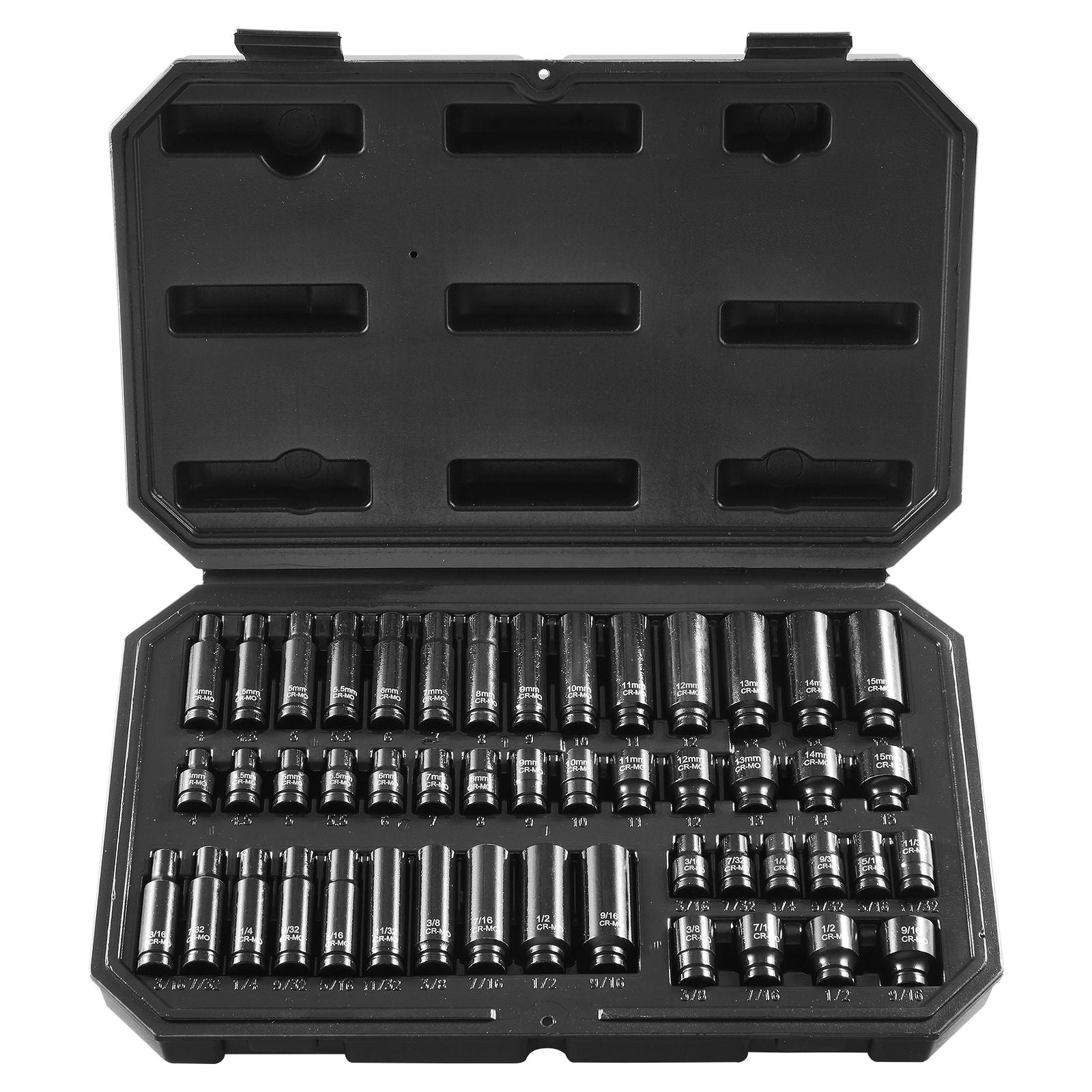 Impact Sockets Set 48pcs 6-Point 1/4