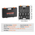 Impact Sockets Set 8pcs 6-Point 1" Drive Bit Ratchet Tool Kit Case