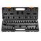 Impact Sockets Set 29pcs 6-Point 3/8in Drive Bit Ratchet Tool Kit Case