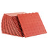 25 Pack Interlocking Garage Floor Tiles 12x12in Heavy Duty Non Slip Red