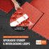 25 Pack Interlocking Garage Floor Tiles 12x12in Heavy Duty Non Slip Red