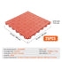 25 Pack Interlocking Garage Floor Tiles 12x12in Heavy Duty Non Slip Red