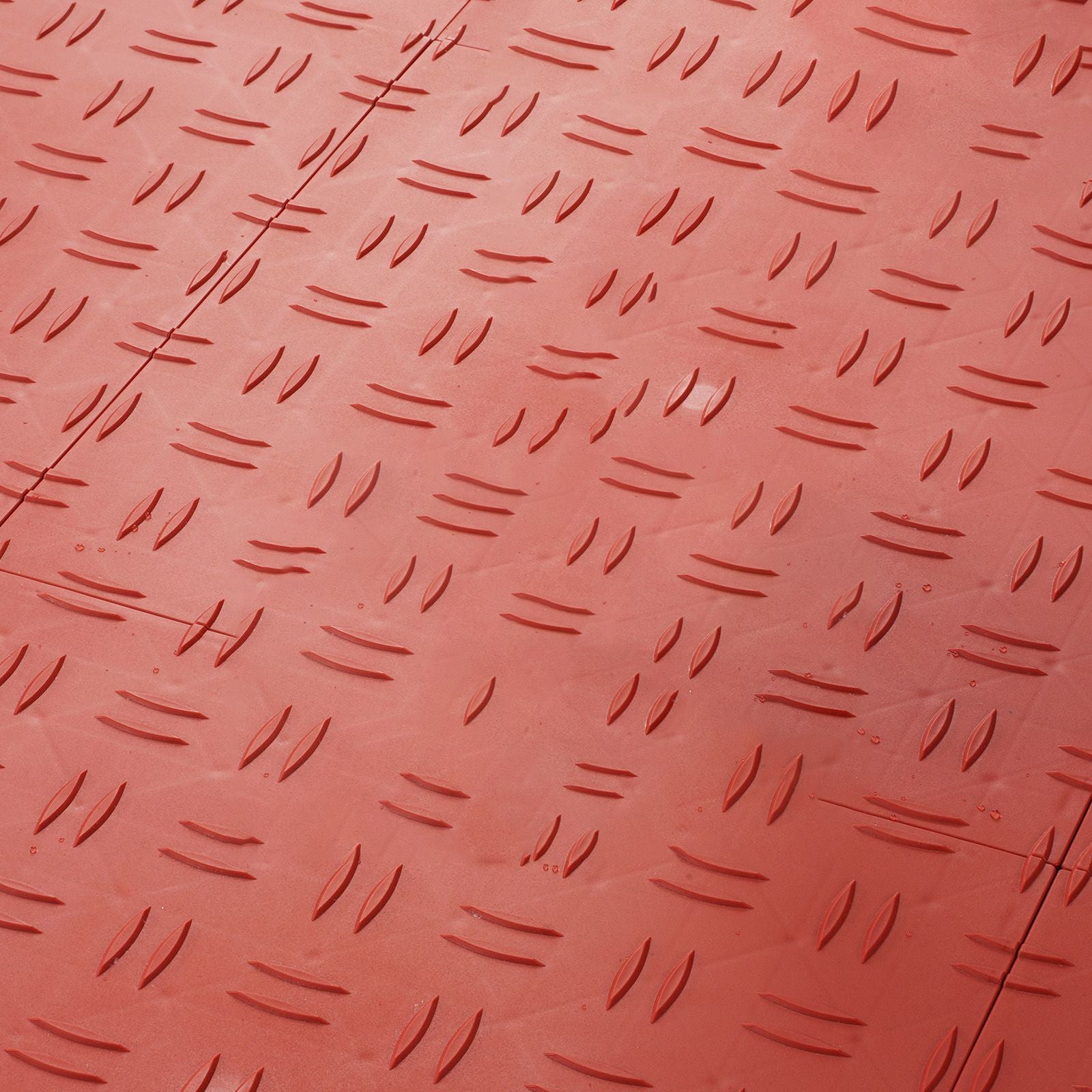 25 Pack Interlocking Garage Floor Tiles 12x12in Heavy Duty Non Slip Red