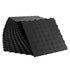 Garage Tiles Interlocking, 12 x 12 x 0.53 inch 50 Pack Garage Floor Covering Tiles, Non-Slip Double-Sided Texture Garage Flooring Tiles, for Garages, Basements, Repair Shops, Black
