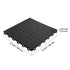 Garage Tiles Interlocking, 12 x 12 x 0.53 inch 50 Pack Garage Floor Covering Tiles, Non-Slip Double-Sided Texture Garage Flooring Tiles, for Garages, Basements, Repair Shops, Black