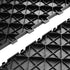 Garage Tiles Interlocking, 12 x 12 x 0.53 inch 50 Pack Garage Floor Covering Tiles, Non-Slip Double-Sided Texture Garage Flooring Tiles, for Garages, Basements, Repair Shops, Black