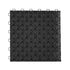 Garage Tiles Interlocking, 12 x 12 x 0.53 inch 50 Pack Garage Floor Covering Tiles, Non-Slip Double-Sided Texture Garage Flooring Tiles, for Garages, Basements, Repair Shops, Black