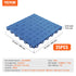 Garage Tiles Interlocking 12x12 in 25 Pack Garage Flooring Tiles Blue