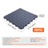 Garage Tiles Interlocking, 12 x 12 x 0.53 inch 50 Pack Garage Floor Covering Tiles, Non-Slip Double-Sided Texture Garage Flooring Tiles, for Garages, Basements, Repair Shops, Graphite Gray