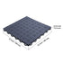 Garage Tiles Interlocking, 12 x 12 x 0.53 inch 50 Pack Garage Floor Covering Tiles, Non-Slip Double-Sided Texture Garage Flooring Tiles, for Garages, Basements, Repair Shops, Graphite Gray