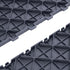 Garage Tiles Interlocking, 12 x 12 x 0.53 inch 50 Pack Garage Floor Covering Tiles, Non-Slip Double-Sided Texture Garage Flooring Tiles, for Garages, Basements, Repair Shops, Graphite Gray
