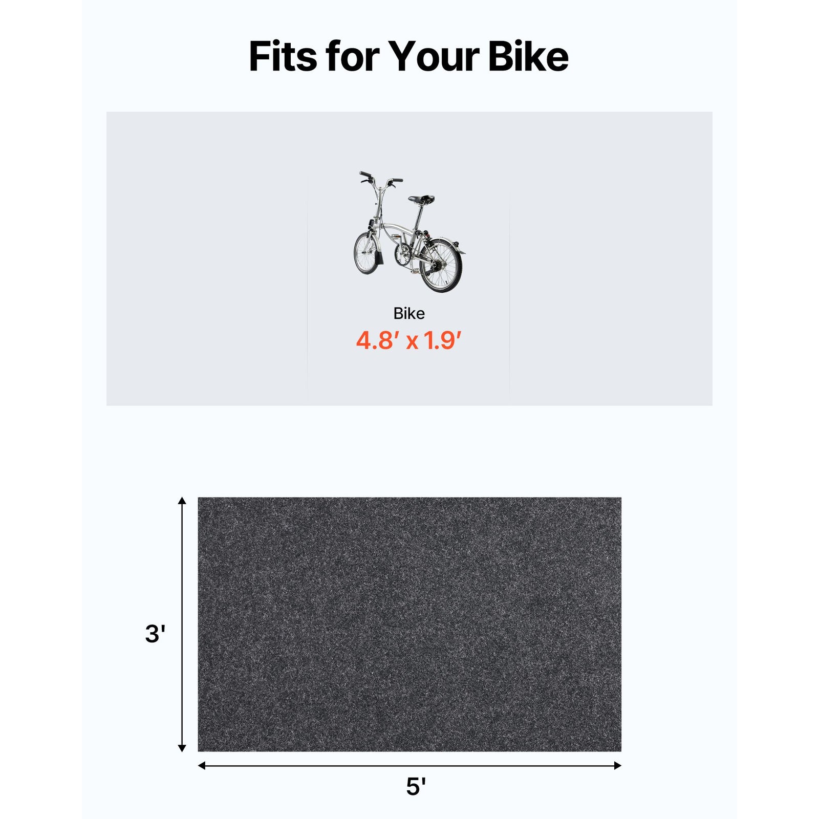 Waterproof Garage Floor Mat 914x1524mm Heavy Duty Oil Containment