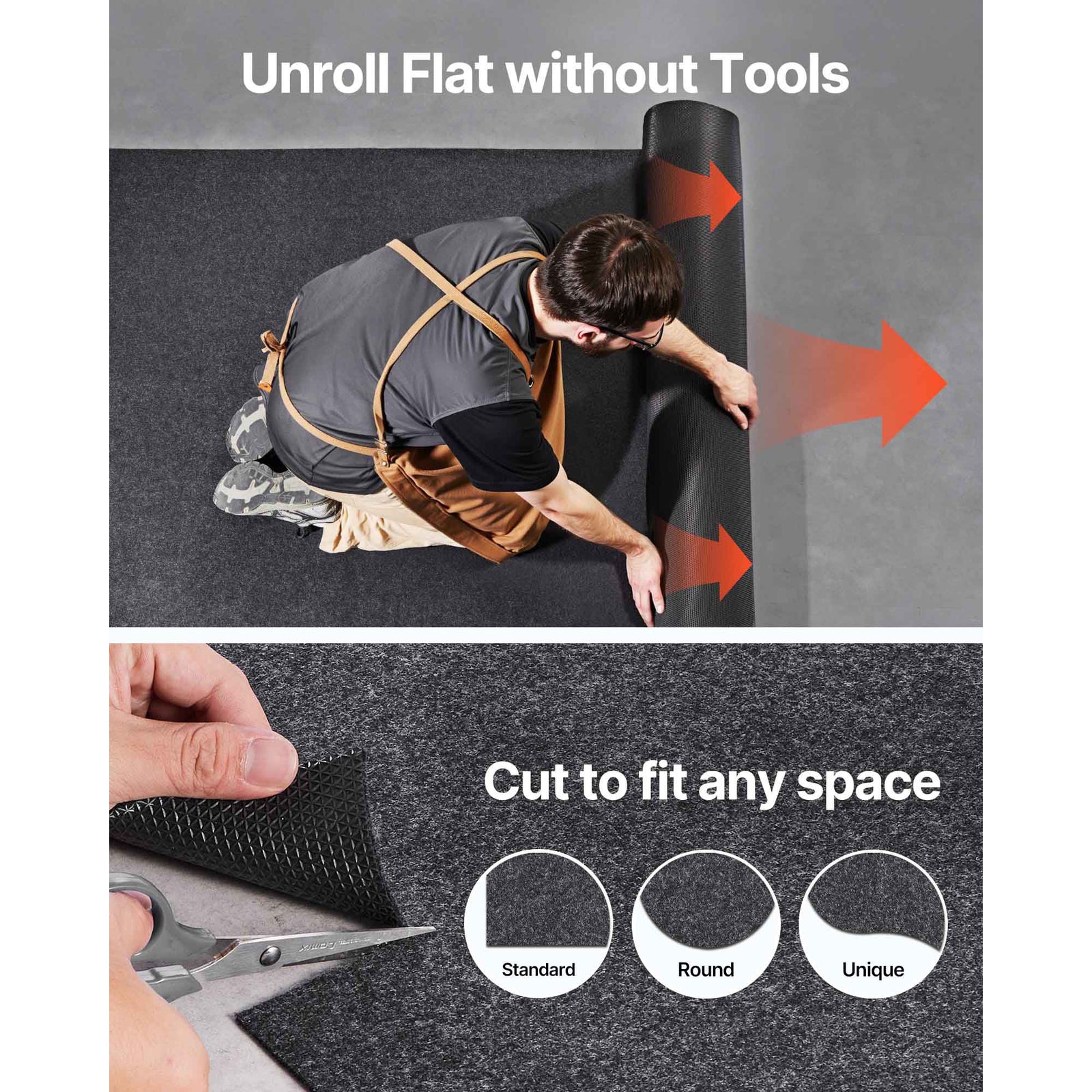 Waterproof Garage Floor Mat 914x1524mm Heavy Duty Oil Containment