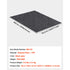 Waterproof Garage Floor Mat for Under Car, Non-slip 2 x 2.6 M Compact Size Heavy Duty Containment Mat, Protects Garage Floor from Water, Mud and Oil, For Garages,Greenhouses,Entrance