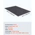 Garage Floor Mat, 2.28 x 6.1 M Waterproof Protection from Water,Snow, Rain,Mud and Oil for Cars, Non-slip Heavy Duty Containment Mat with TPE Anti-Leak Backing & Easy to Clean & Cuttable