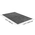 Garage Floor Mat, 2.28 x 6.1 M Waterproof Protection from Water,Snow, Rain,Mud and Oil for Cars, Non-slip Heavy Duty Containment Mat with TPE Anti-Leak Backing & Easy to Clean & Cuttable