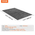 Garage Floor Mat, 2.3 x 5.79 M Waterproof Protection from Water,Snow, Rain,Mud and Oil for Cars, Non-slip Heavy Duty Containment Mat with TPE Anti-Leak Backing & Easy to Clean & Cuttable