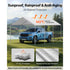 6x3m Carport Replacement Canopy Cover UV Waterproof Garage Tarp Grey