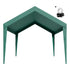 6x3m Dark Green Carport Replacement Canopy Cover UV Waterproof Garage Tarp