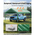 6x3m Dark Green Carport Replacement Canopy Cover UV Waterproof Garage Tarp