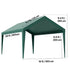 6x3m Dark Green Carport Replacement Canopy Cover UV Waterproof Garage Tarp