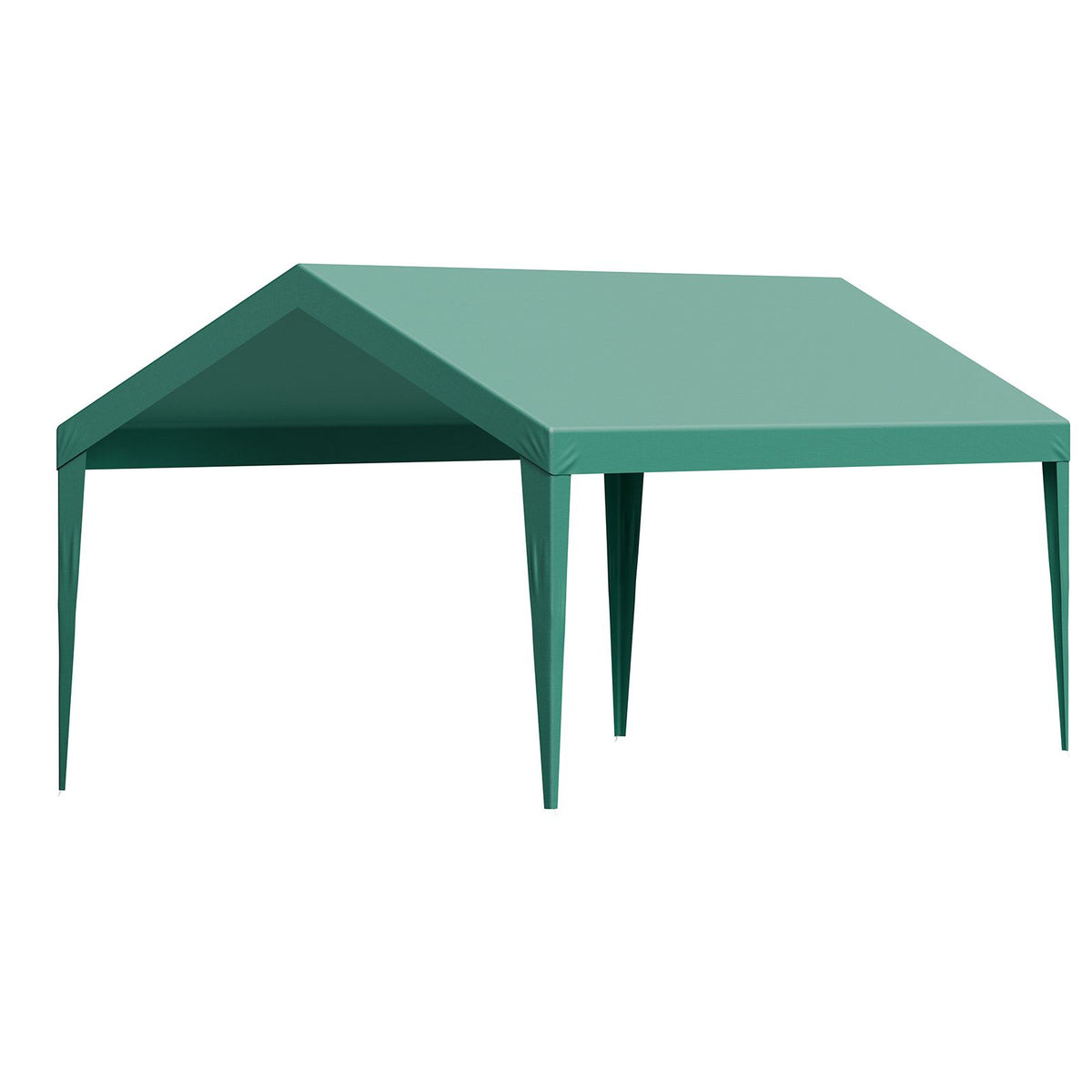 6x3m Dark Green Carport Replacement Canopy Cover UV Waterproof Garage Tarp
