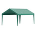 Carport Replacement Canopy, 6 x 3 m Potable Garage Tent Top Tarp, UV-Resistant & Waterproof Car Shelter Tarp, Heavy Duty Car Port Cover with Ball Buggees, Dark Green, Frame Not Included