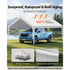 6x3.6m White Carport Replacement Canopy Cover UV Waterproof Garage Tarp