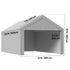 6x3.6m Carport Replacement Canopy Cover Waterproof UV Resistant Garage Tarp
