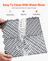 40PCS Interlocking Drainage Mat 31x31cm Non-Slip PP Floor Tiles Gray