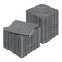 Interlocking Drainage Mat, 31 x 31 cm Modular Interlocking Cushion, 40 Pcs Splicing Drainage Mats, Non-Slip Gray PP Drainage Floor Tile and Shower Mat, for Garage, Garden, Kitchen & Outdoor
