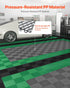 Interlocking Drainage Mat, 31 x 31 cm Modular Interlocking Cushion, 40 Pcs Splicing Drainage Mats, Non-Slip Gray PP Drainage Floor Tile and Shower Mat, for Garage, Garden, Kitchen & Outdoor