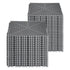 Interlocking Drainage Mat, 31 x 31 cm Modular Interlocking Cushion, 40 Pcs Splicing Drainage Mats, Non-Slip Gray PP Drainage Floor Tile and Shower Mat, for Garage, Garden, Kitchen & Outdoor