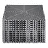 Interlocking Drainage Mat, 31 x 31 cm Modular Interlocking Cushion, 12 Pcs Splicing Drainage Mats, Non-Slip Gray PP Drainage Floor Tile and Shower Mat, for Garage, Garden, Kitchen & Outdoor