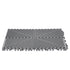 Interlocking Drainage Mat, 31 x 31 cm Modular Interlocking Cushion, 12 Pcs Splicing Drainage Mats, Non-Slip Gray PP Drainage Floor Tile and Shower Mat, for Garage, Garden, Kitchen & Outdoor