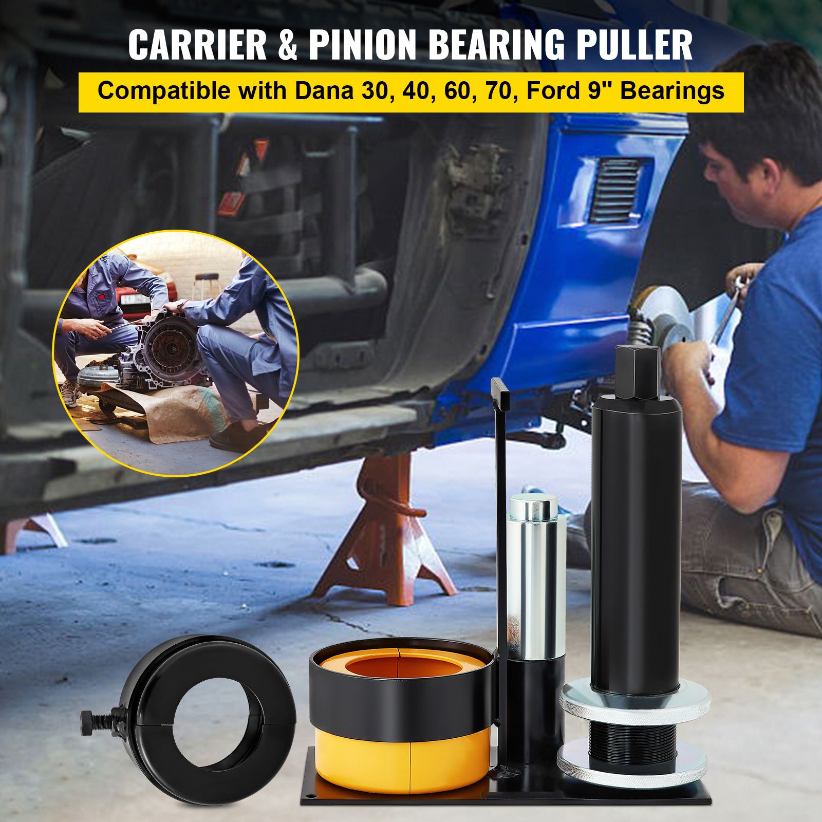 Carrier Pinion Bearing Puller Tool Dana 30 40 60 70 Ford 9" Kit