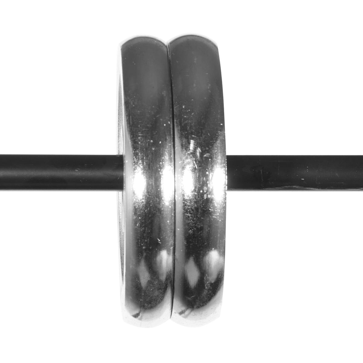 Black Double Curtain Rod 36-72
