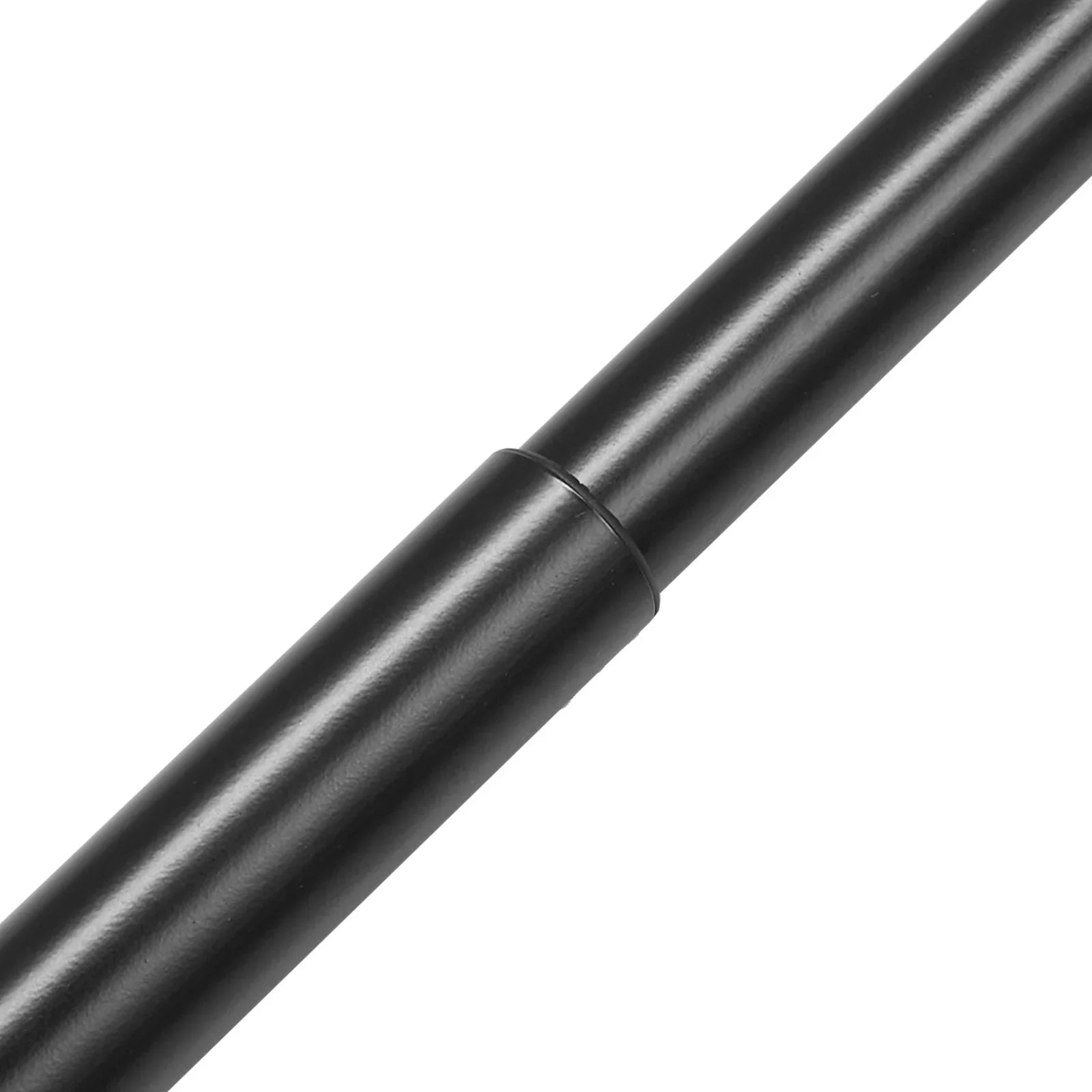 Double Rod Curtain Rods, 36-72 inches(3-6ft) Adjustable Length, Black Double Curtain Rods with Round Finials, 1