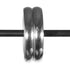 Double Rod Curtain Rods, 36-72 inches(3-6ft) Adjustable Length, Black Double Curtain Rods with Round Finials, 1" and 3/4" Diameter, Double Window Drapery Rod for Sheer and Blackout Curtains