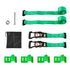 Wheel Chock Tie Down Kit 662kg Load Ratchet Straps for ATV UTV Trailer