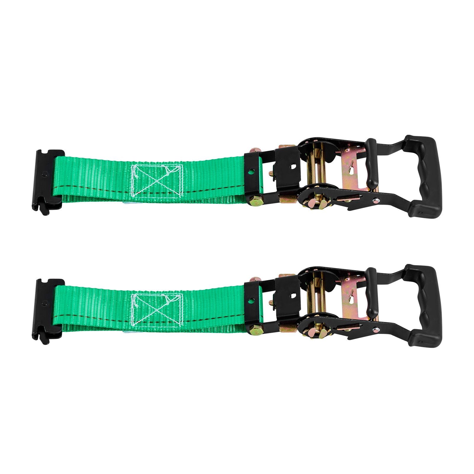 Wheel Chock Tie Down Kit 662kg Load Ratchet Straps for ATV UTV Trailer