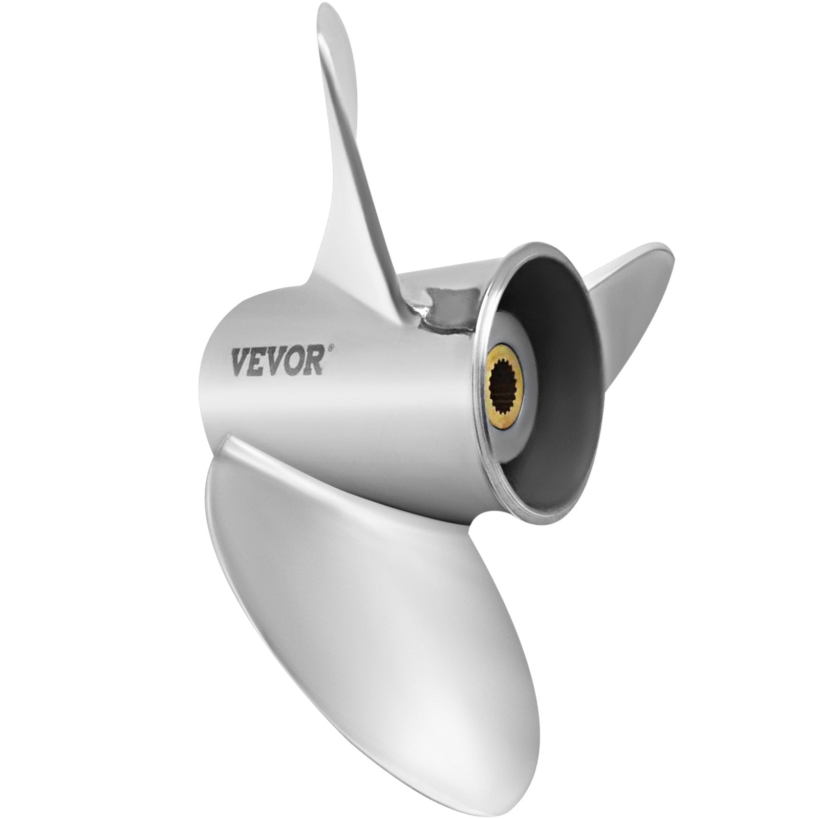 Outboard Propeller, Replace for OEM 3860709, 3-Blade 14.5\