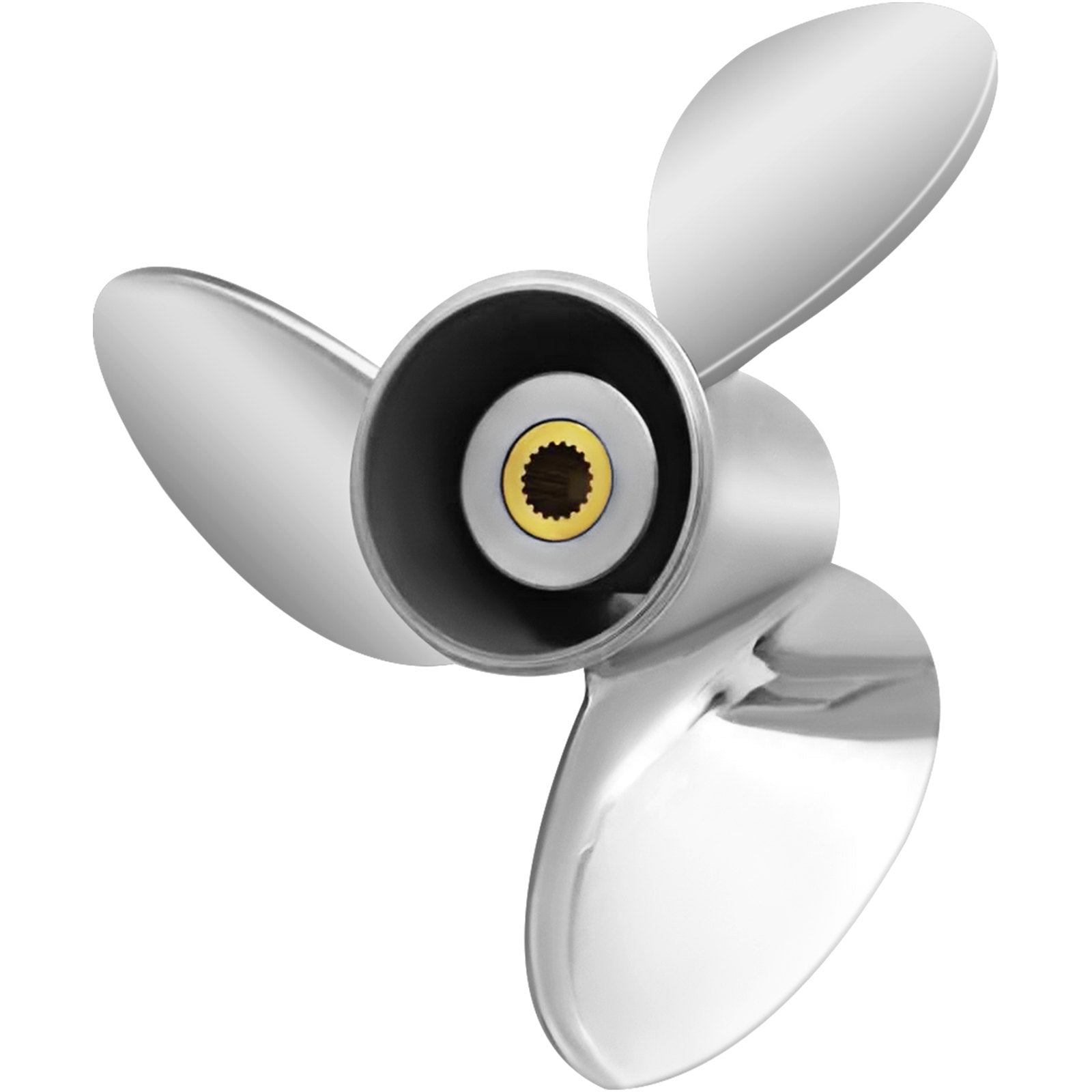 Outboard Propeller, Replace for OEM 3860709, 3-Blade 14.5\