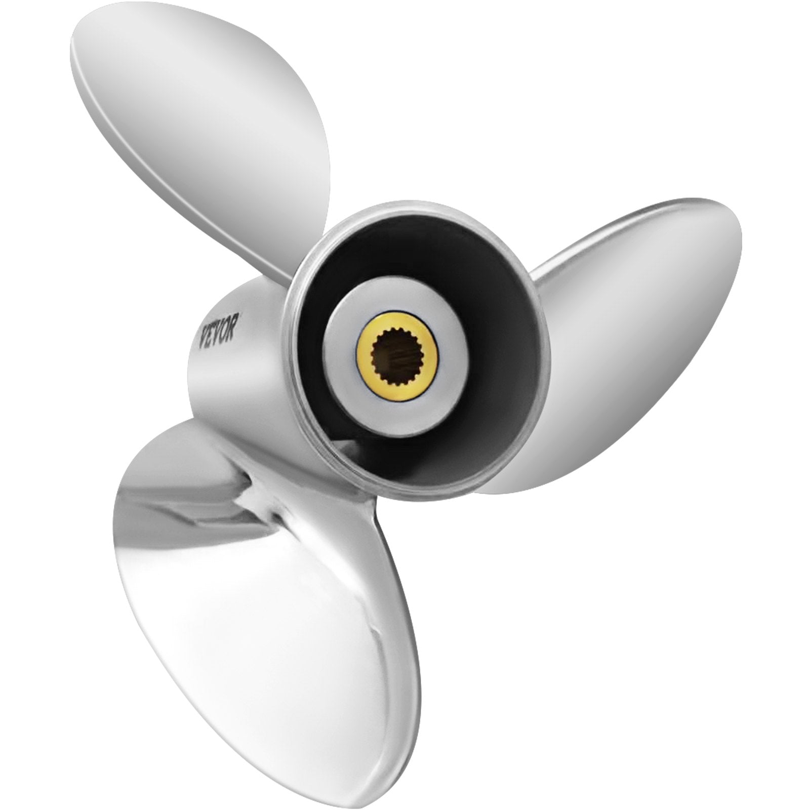 Outboard Propeller, Replace for OEM 3860709, 3-Blade 14.5\