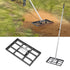 254 x 430 mm Lawn Leveling Rake 1980 mm Adjustable Handle for Yard Golf Court