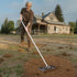 254 x 430 mm Lawn Leveling Rake 1980 mm Adjustable Handle for Yard Golf Court