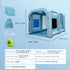 Inflatable Spray Booth Car Paint Tent 13x10x9ft Filter System Blower 950W